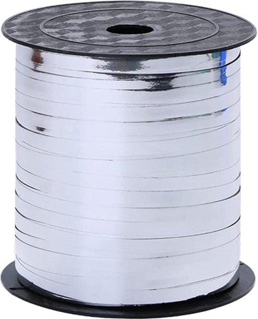 Silberes Geschenklint - Dekoratives Lint für Geschenkverpackungen - Hochzeit Weihnachten Basteln