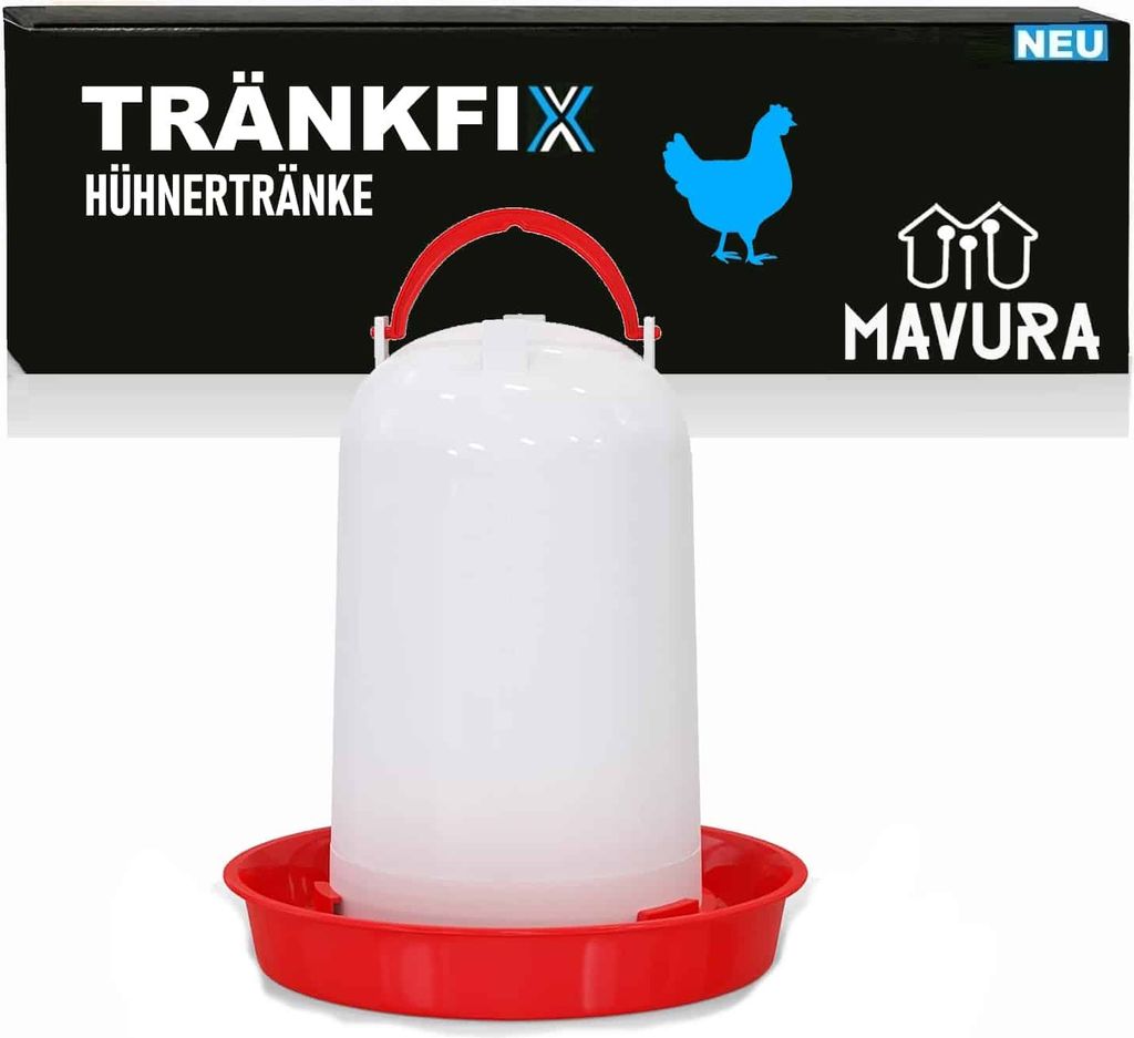 TRÄNKFIX Wasserspender Geflügeltränke Hühnertränke Produktbild 