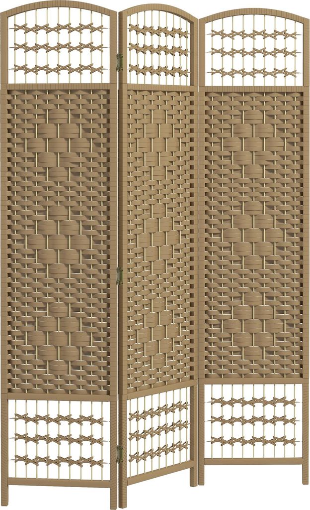 HOMCOM Paravent en bois 120 x 170 cm séparateur de pièce Image du produit 