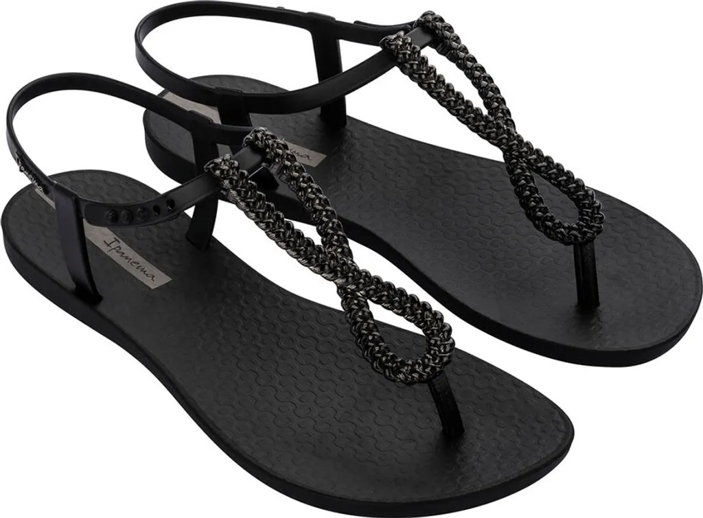 Ipanema Class Twist Sandales Noir EU 37 : Confort Anti-Douleur au Quotidien