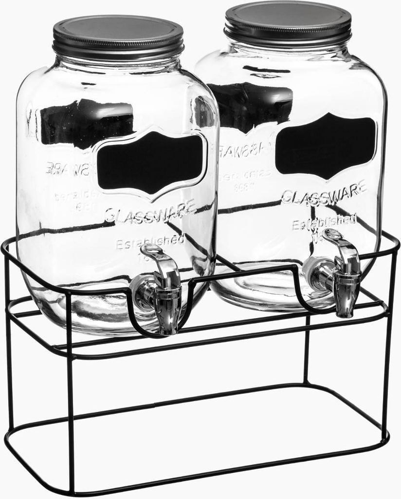 Distributeur de boissons double sur pied, 4L x 2 Image du produit 