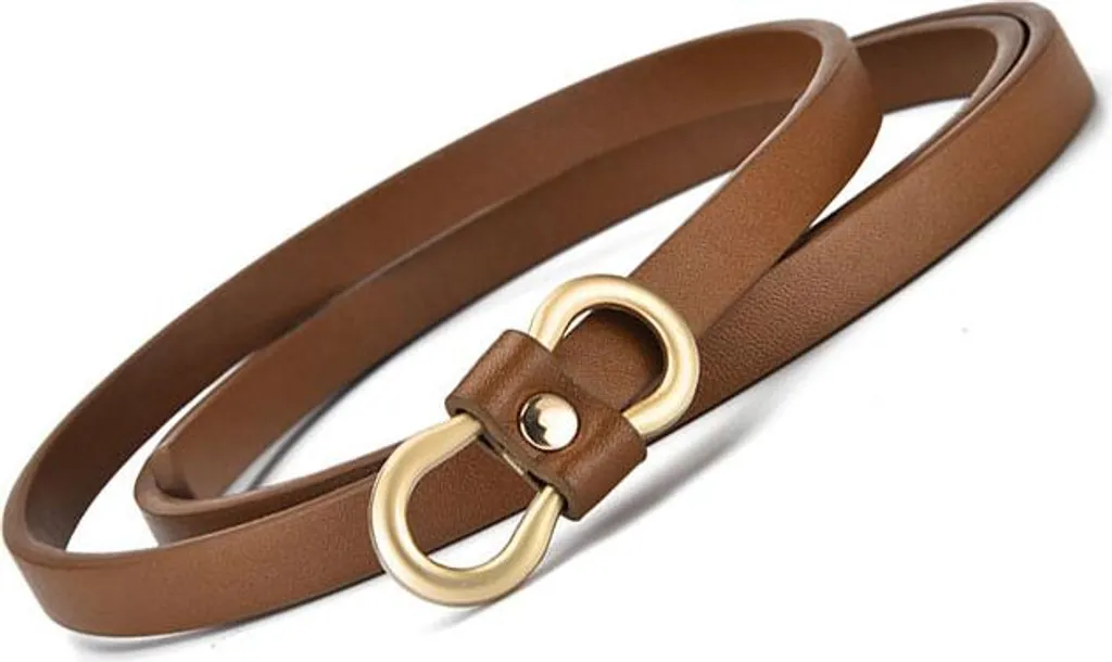 Cintura Elegante Marrone 105 cm | Accessorio Uomo Look Formale - 1