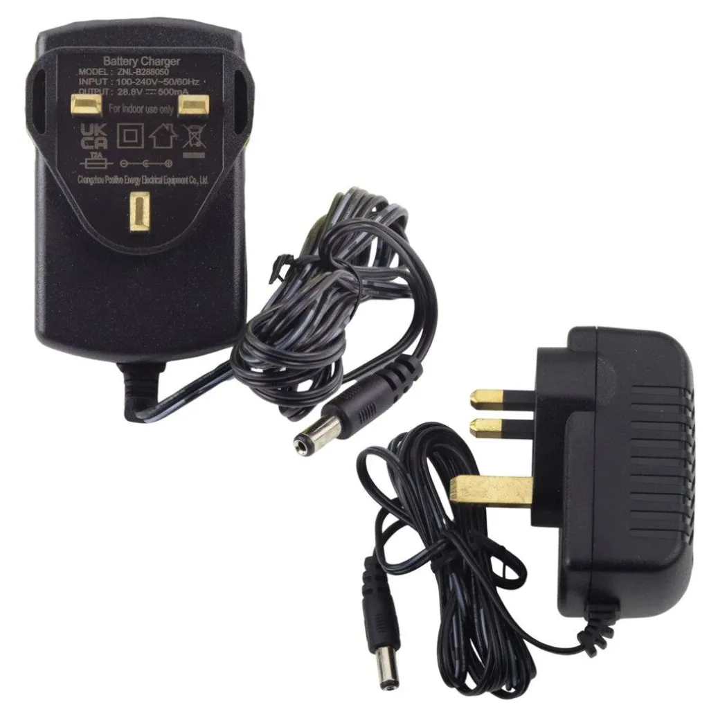 Adaptateur secteur 28,8V 500mA avec fiche britannique pour électronique