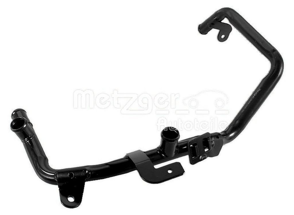 Kühlmittelrohrleitung rechts Metall METZGER passend für u.a. VW GOLF