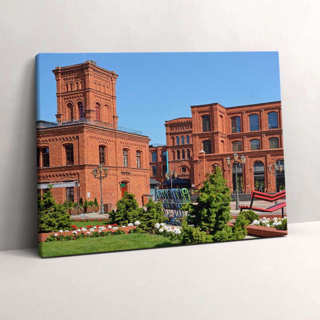 Manufaktura Łódź – Leinwandbild Wandbild – 80x60 cm – Leinwandbilder – Wandbilder – Schlafzimmer – Flur