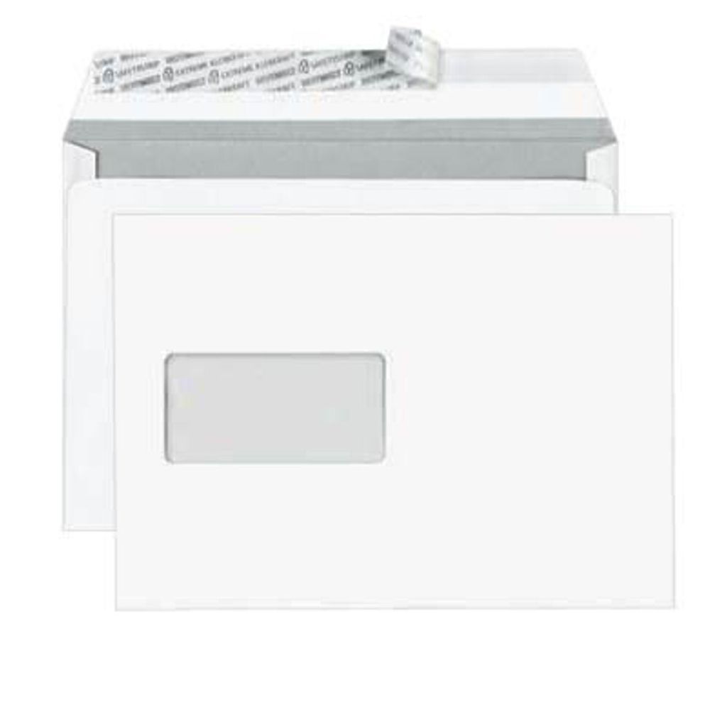 BONG Briefumschläge TopSTAR DIN C5 mit Fenster hochweiß haftklebend 250 St.