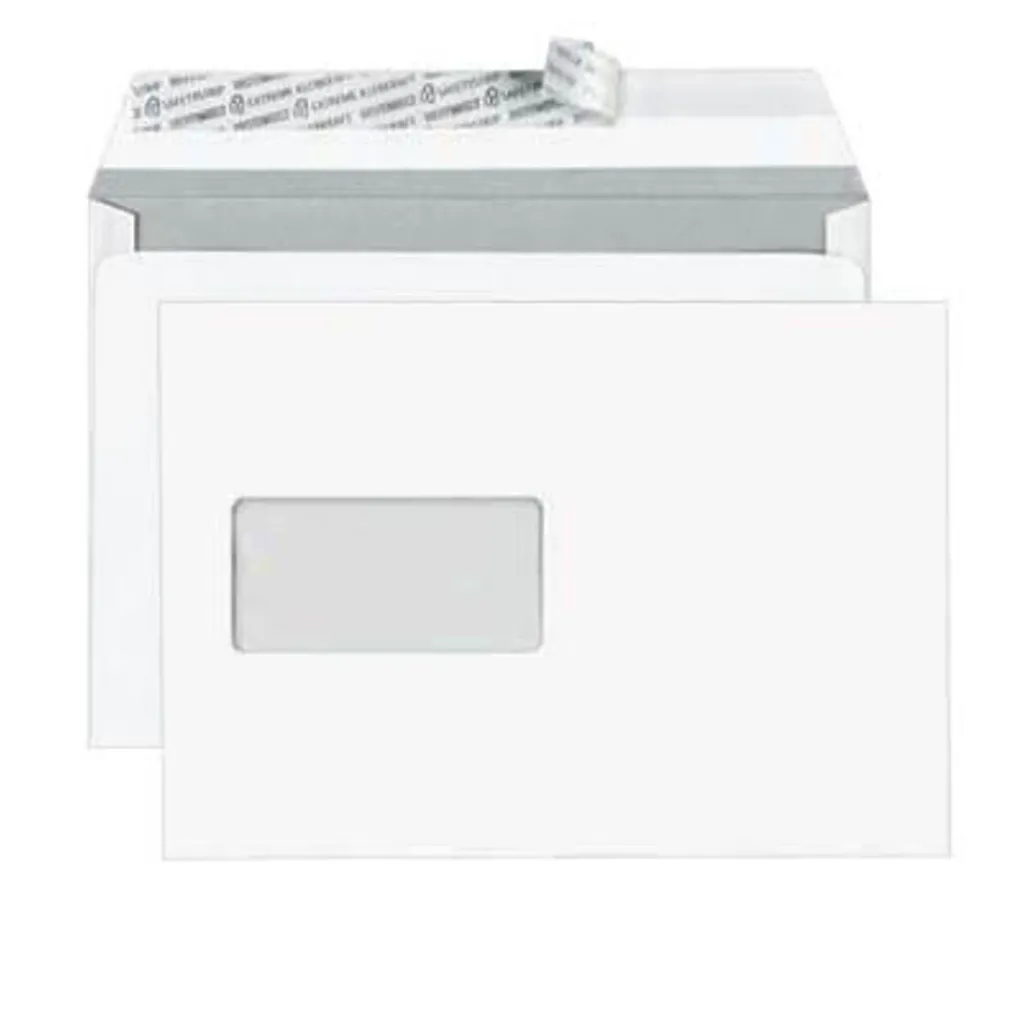 Enveloppes C5 TopSTAR 100g avec Fenêtre HK Blanc - Boîte de 250 Pièces