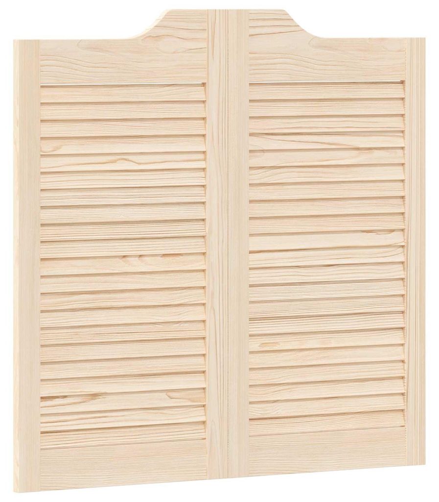 Drzwi wahadłowe naturalny 80 x 40 cm Lite drewno sosnowe Zdjęcie produktu 