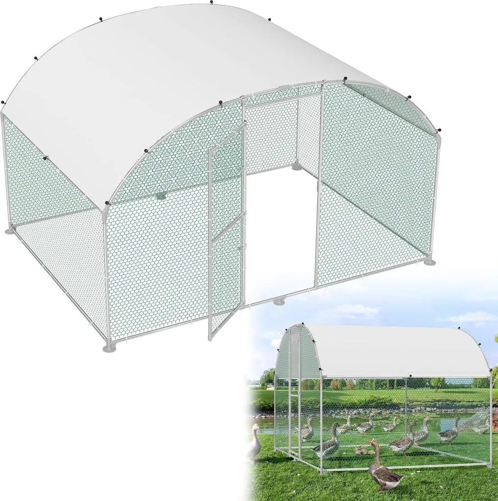 Pollaio da Esterno YUENFONG 300x200cm - Recinto per Galline e Conigli