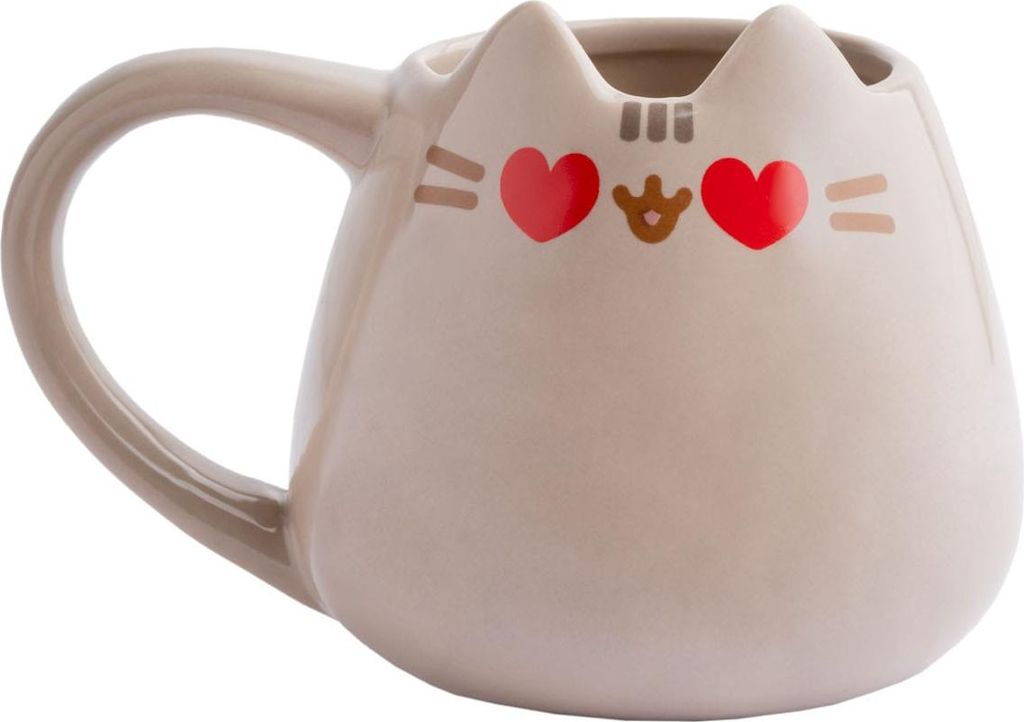Kubek 3D Pusheen Heart Eyes – 350 ml Zdjęcie produktu 