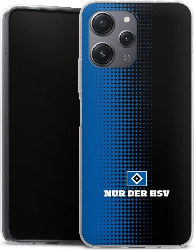 DeinDesign Handyhülle für Xiaomi Redmi 12 Silikon Hülle Case Smartphone Schutzhülle HSV Logo Offizielles Lizenzprodukt