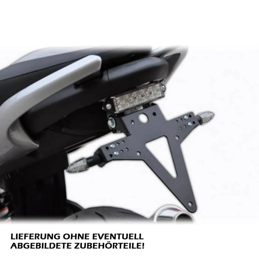Support de plaque Suzuki SFV650 Gladius 2009-2015 - Version Ajustable
