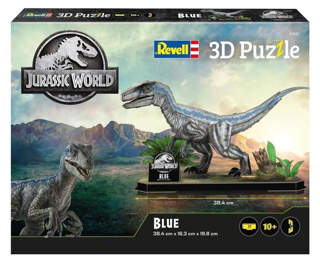 Revell 3D Puzzle Jurassic World Velociraptor Bausatz Produktbild 