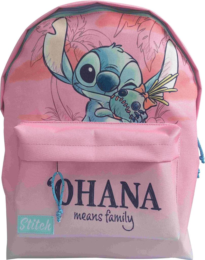 KIDS EUROSWAN Zaino per bambini Stitch 29 cm - 2 scomparti Immagine del prodotto 