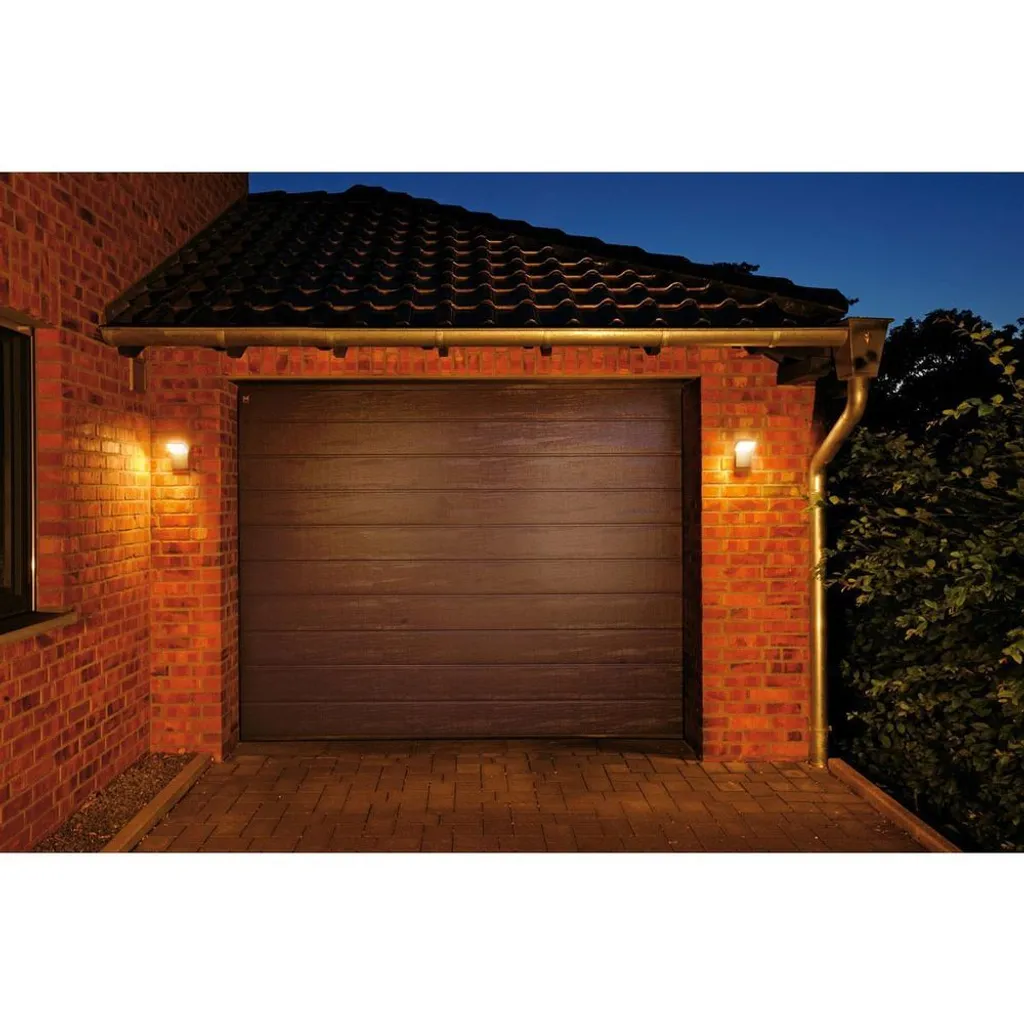 Éclairage de façade LED Ordi anthracite IP44 idéal pour entrée maison