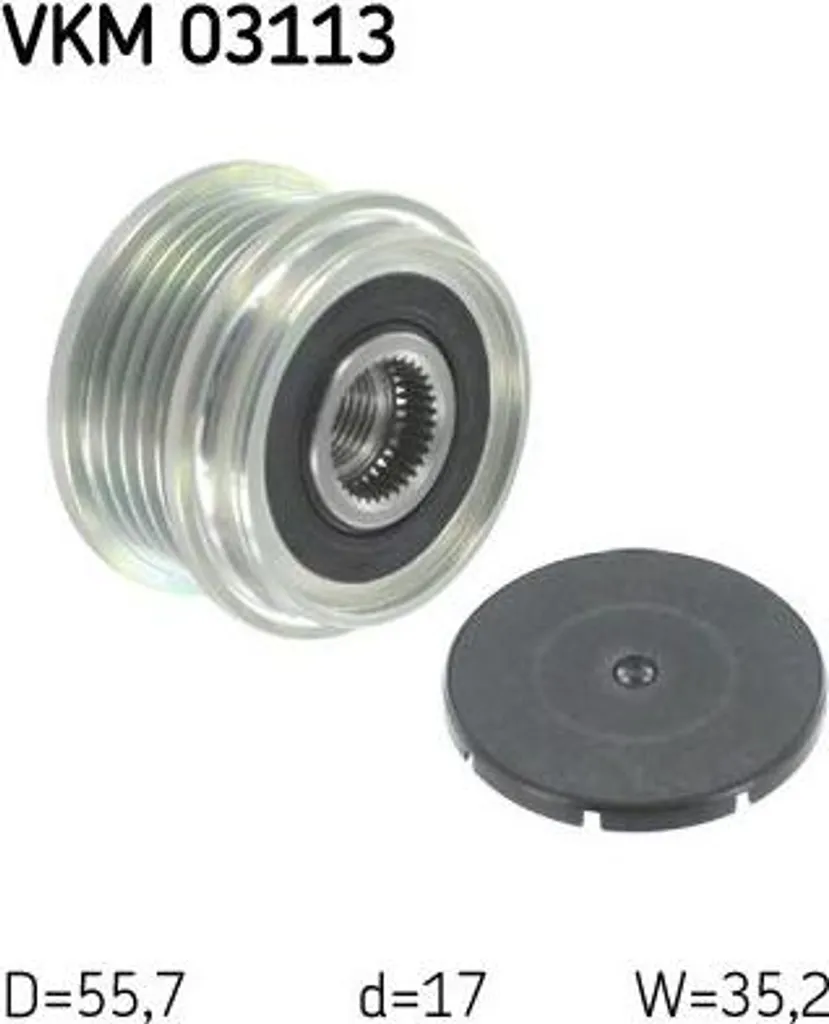 SKF VKM 03113 Ruota Libera Alternatore - Alta Qualità per Passat e A4