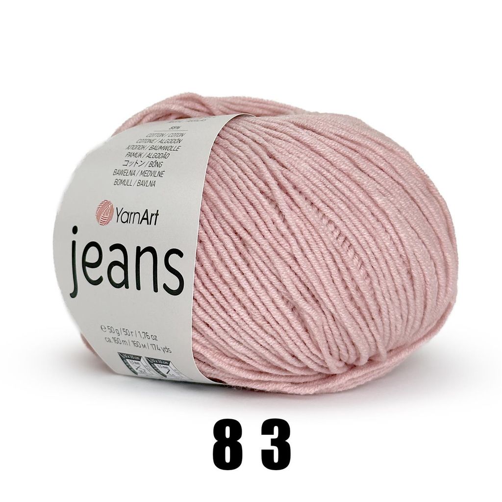YarnArt Jeans (50g/160M) 83 altrosa Produktbild 2