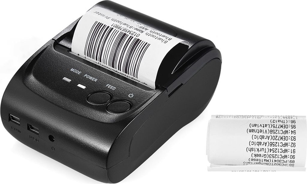 POS-5802DD Mini prenosná bezdrôtová termálna tlačiareň USB, Obrázok produktu 