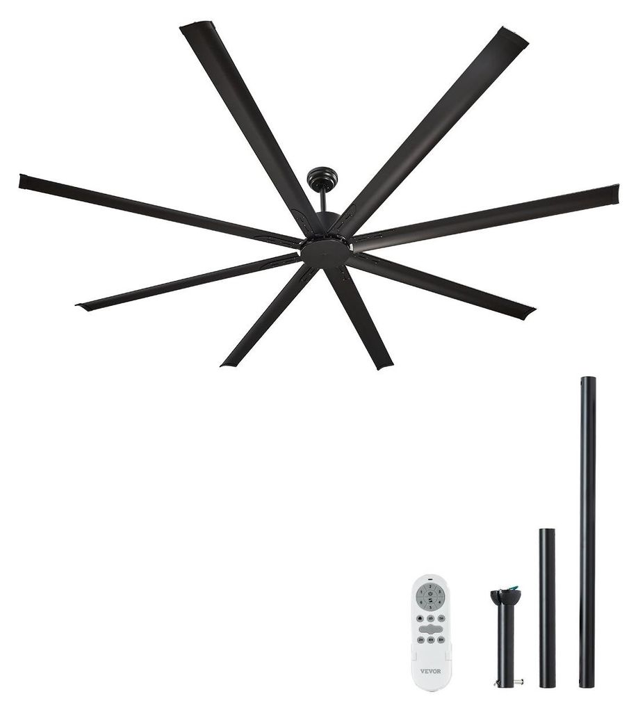 VEVOR 72 Zoll Deckenventilator ohne Licht, 6-Gang Produktbild 