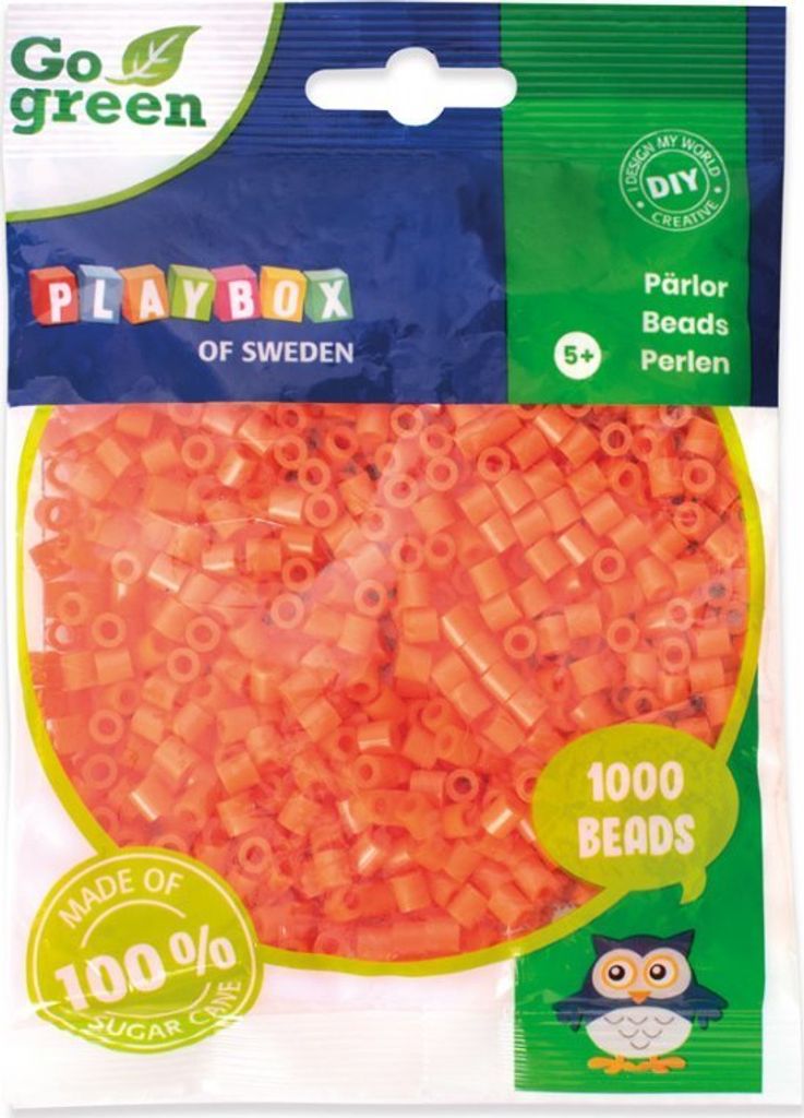 Playbox Bügelperlen Go green Midi 1000 Stk. orange Produktbild 