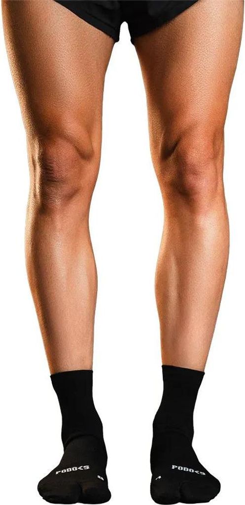 Podoks Comfort H3 Crew-socken Schwarz EU 36-38 Schwarz EU 36-38