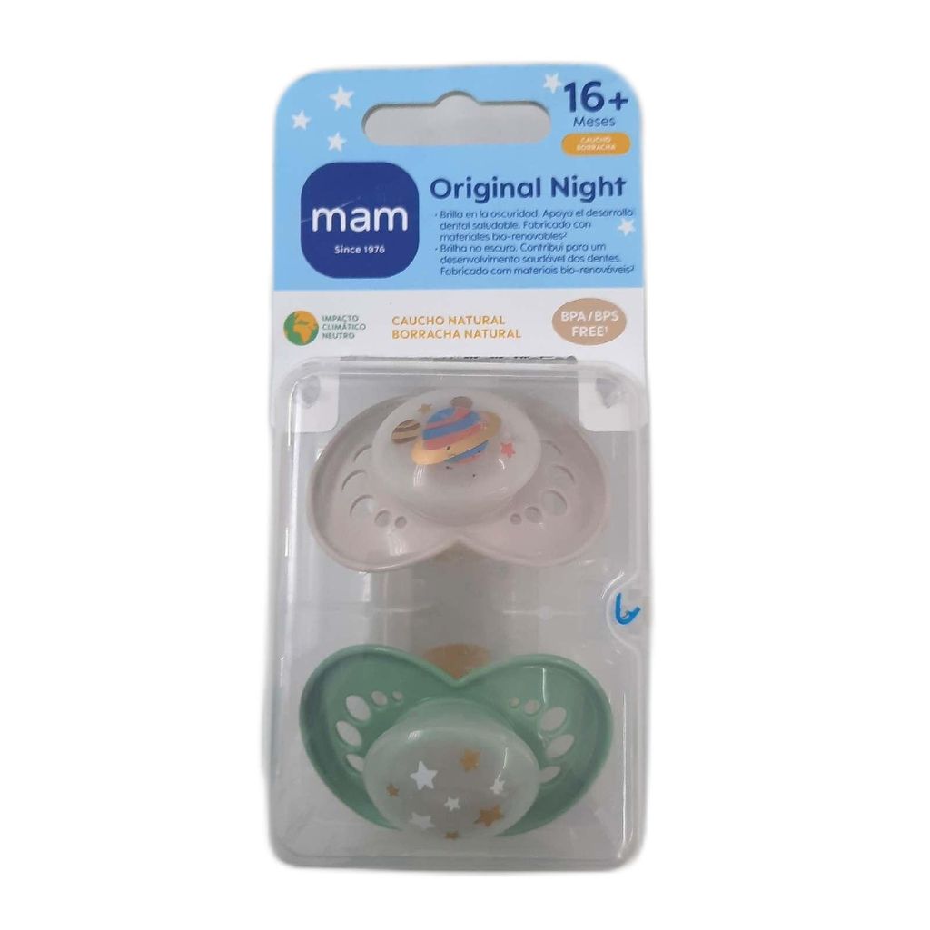 MAM S177 Original Night 16M+ Latex-Schnuller, BPA-frei Produktbild 