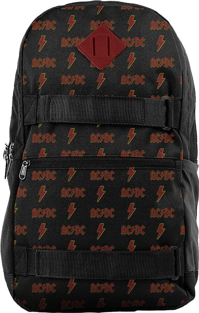 Sac à dos AC/DC Noir Solide RO14648 - Fini les sacs qui craquent vite