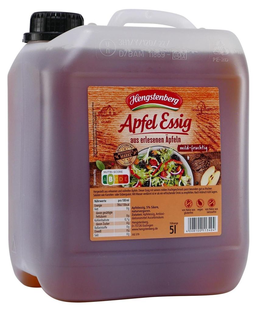 Hengstenberg Apfel-Essig 5L Produktbild 