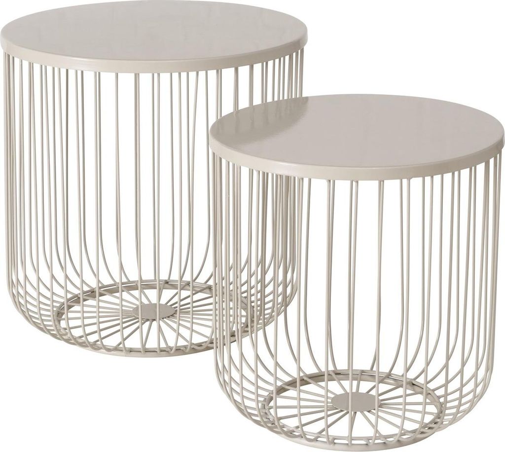 Metalltische, 41–47 cm, CINDY, 2er Set Produktbild 