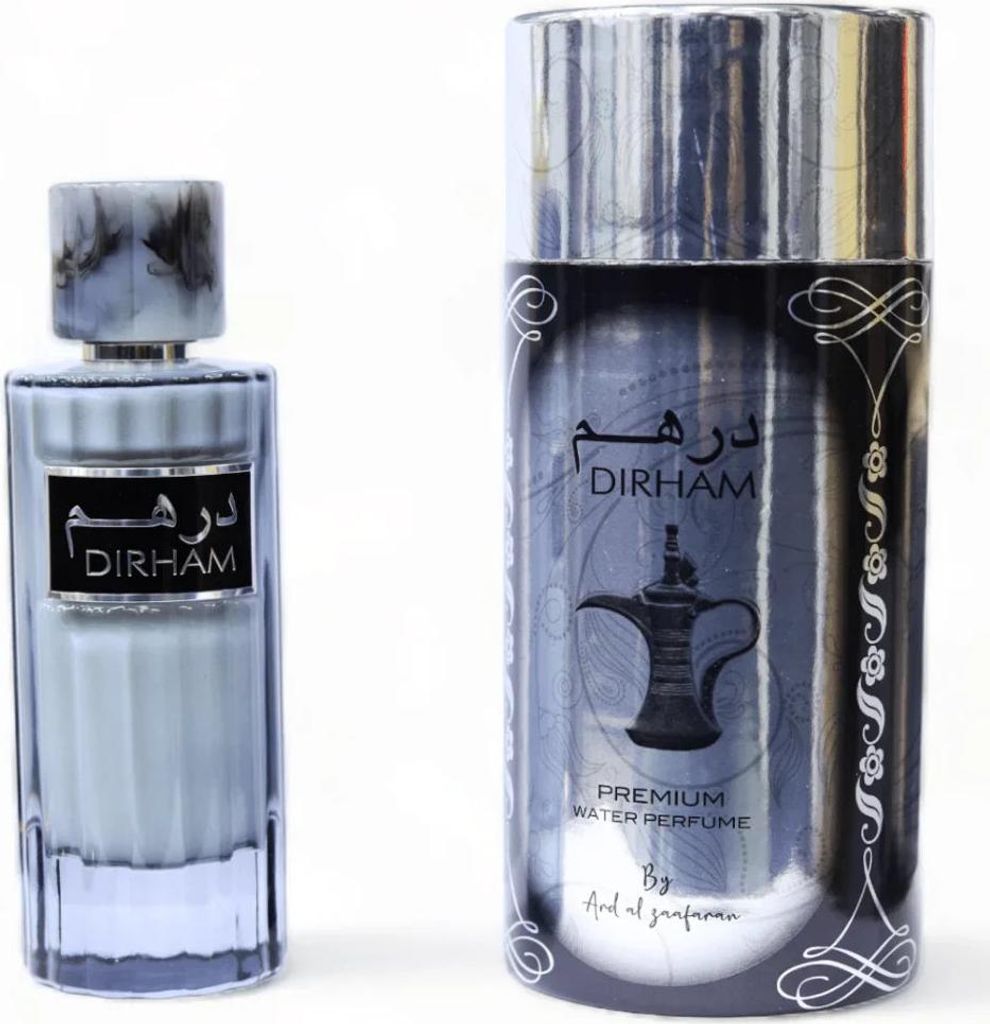Ard Al Zaafaran Premium Water Parfum Dirham Silver 100ml