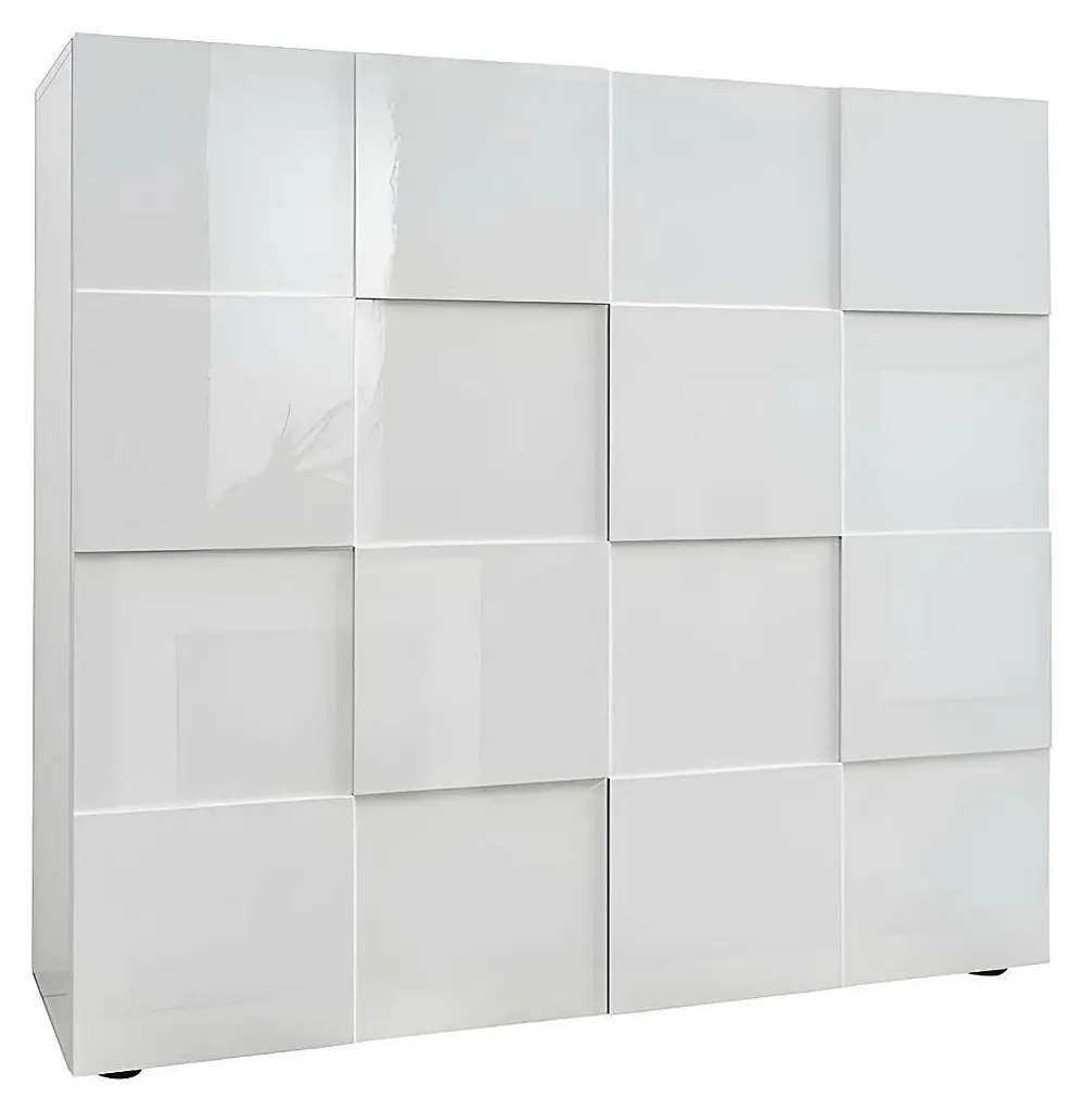 Petit Buffet Enfilade Dama 121 cm Style Moderne pour Salon et Salle à Manger