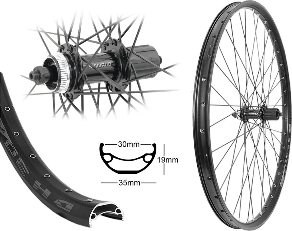Bärwinkels Vorderrad 27,5 Zoll MTB – Mit Centerlock Scheibenbremse & Industrielager