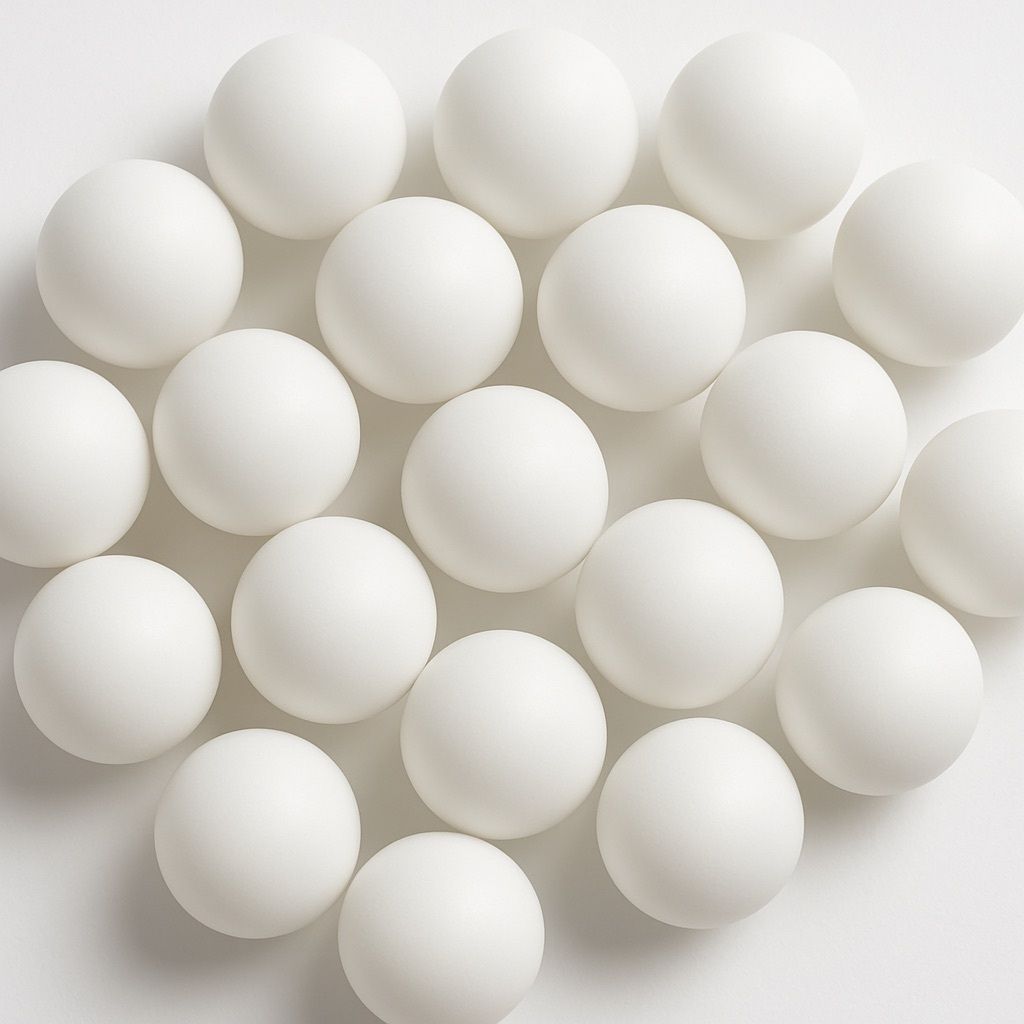 75x Tischtennisbälle 40mm weiß ohne Aufdruck geeignet für Produktbild 