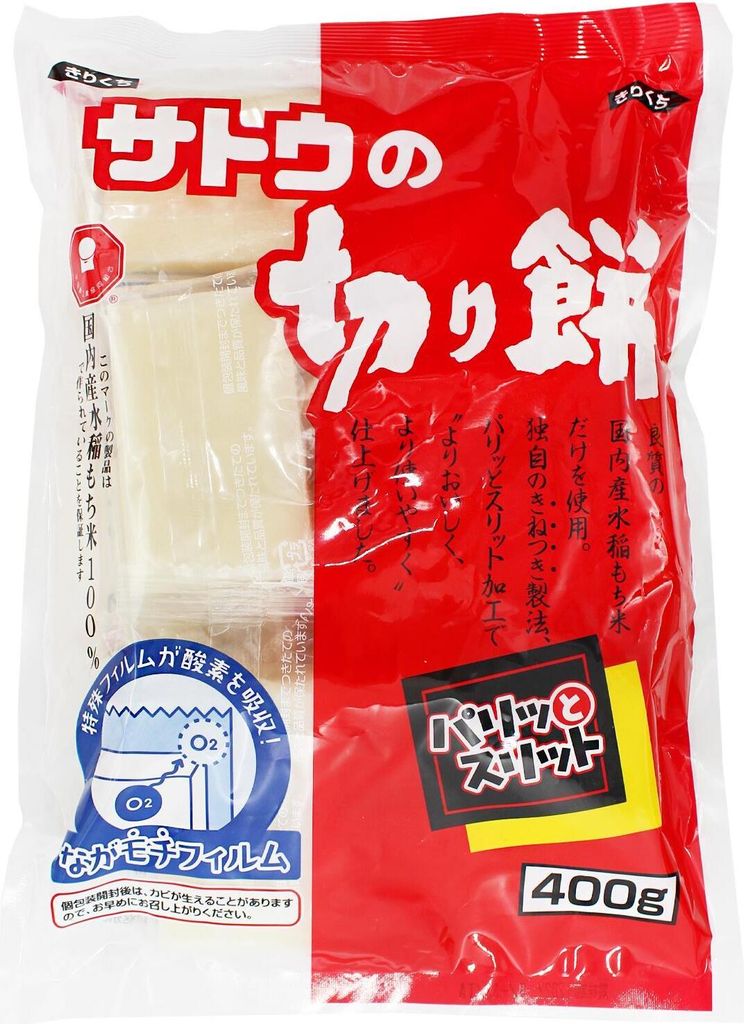 Sato Kirimochi Japan Reiskuchen 400g Produktbild 