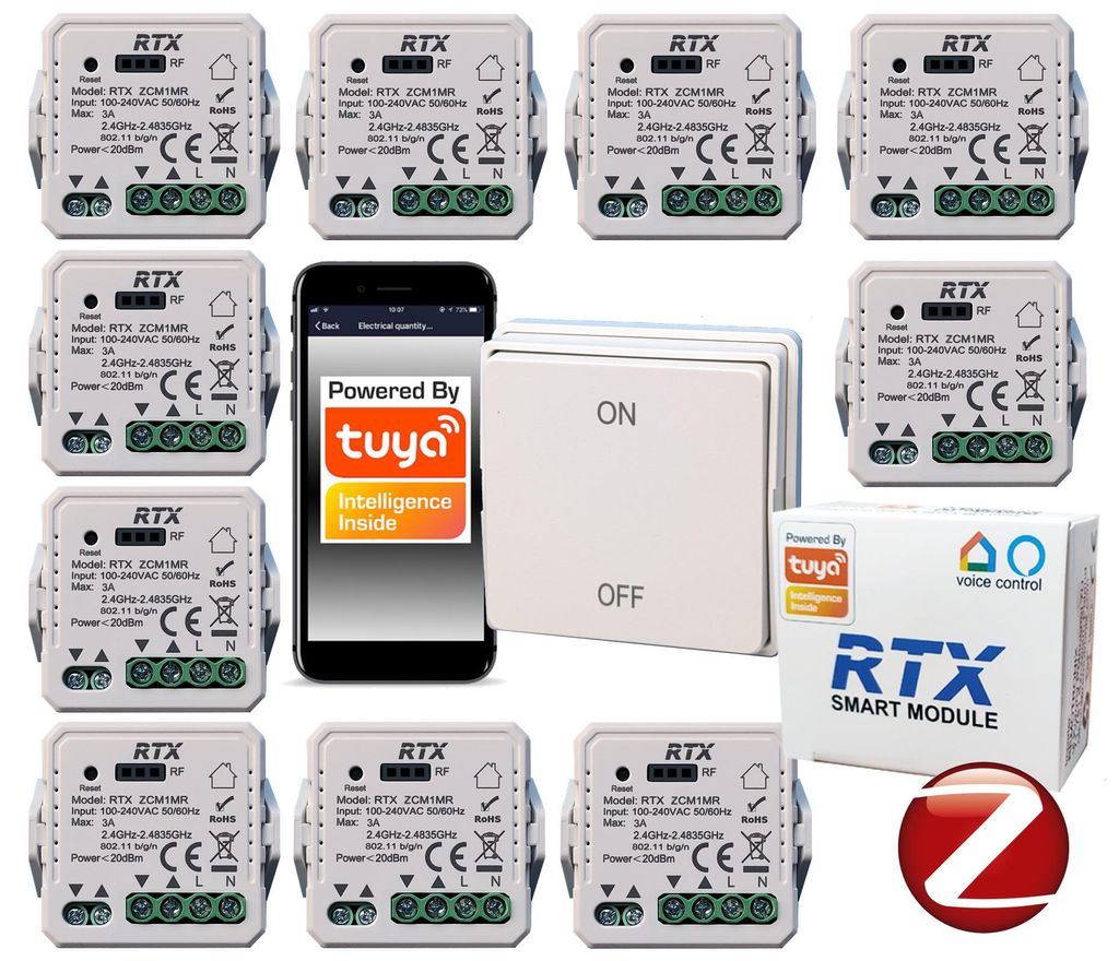 10x TUYA Zigbee Rollladensteuerung RFR1K GRATIS Produktbild 