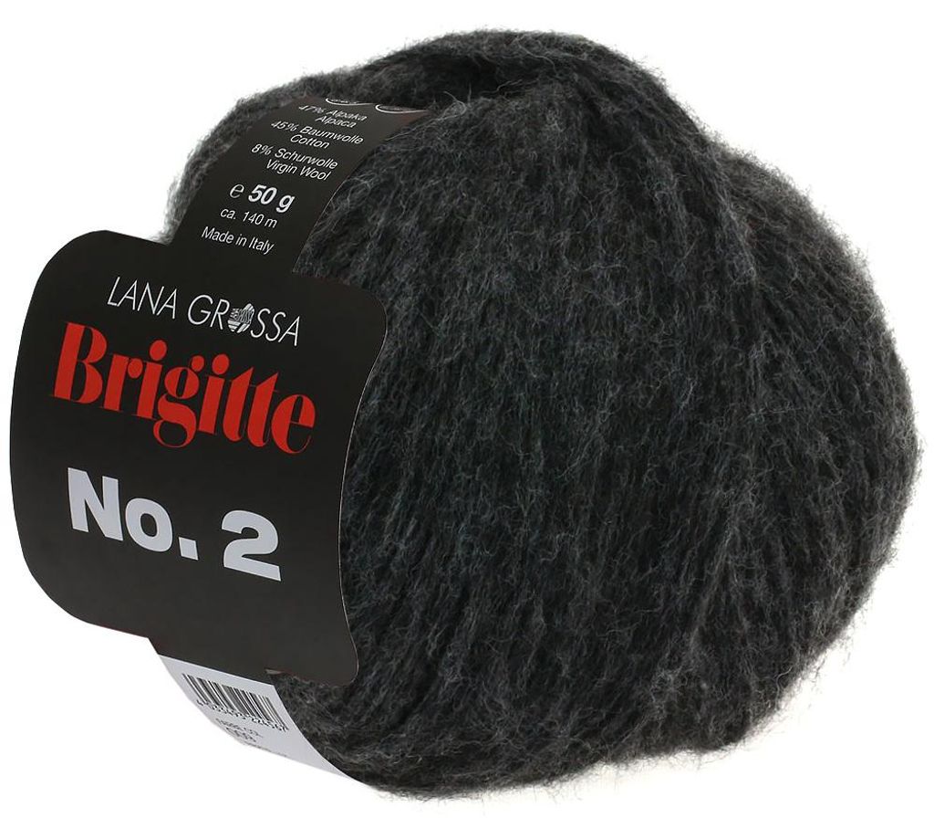 Lana Grossa - Brigitte No. 2 0014 anthrazit Produktbild 
