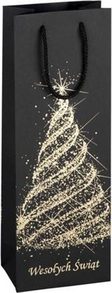 Weihnachts-Weintasche 125 x 85 x 360 mm K-421 CHZ