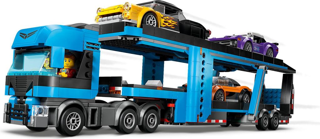 LEGO® City 60408 Ciężarówka do transportu samochodów z Zdjęcie produktu 14