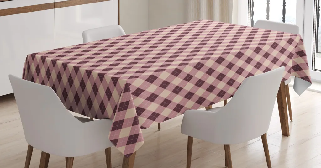 Tovaglia Antimacchia ABAKUHAUS 140x240 | Rosa Melanzana Lavabile