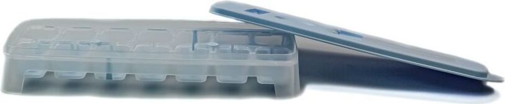 TUPPERWARE Gefrier-Behälter Eiswürfler hellblau-weiß G29 Produktbild 4
