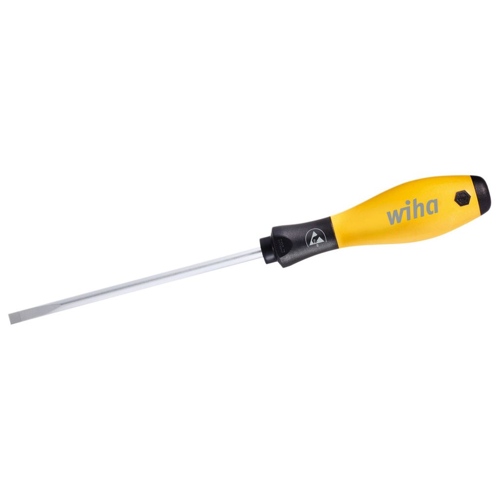 Wiha Schraubendreher SoftFinish ESD Schlitz 3,0 mm x 100 mm (27150)