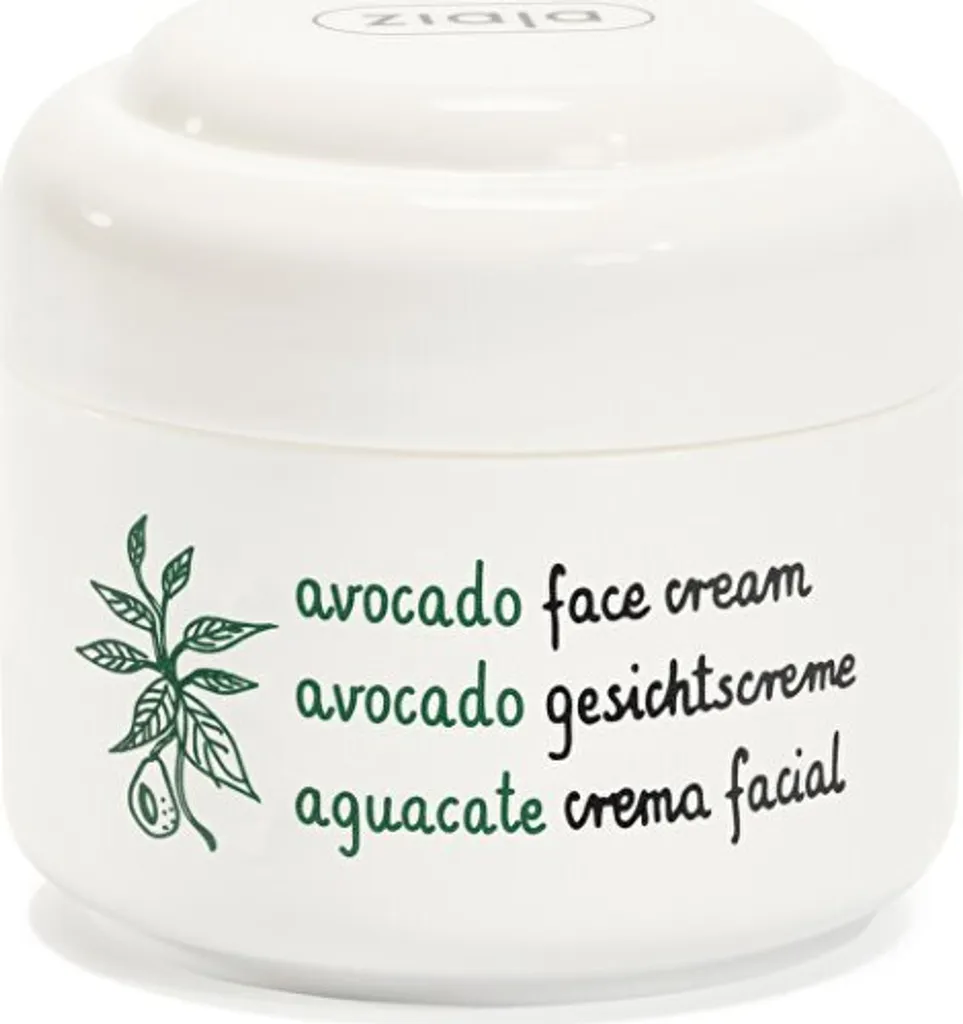 Ziaja Aguacate Crème Visage Régénérante 50ml Riche en Vitamines A et E