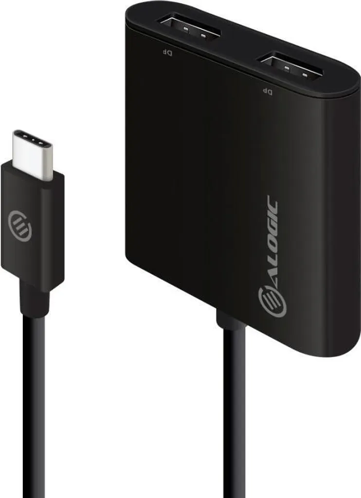 Adaptateur Double Écran USB-C vers DP 2.0 4K pour PC et Macbook Pro