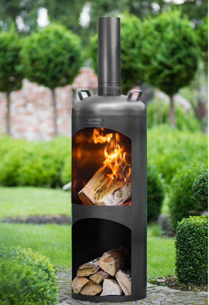 CookKing piekarnik tarasowy "Faro" czarny 40 x 40 x 158 cm Zdjęcie produktu 3