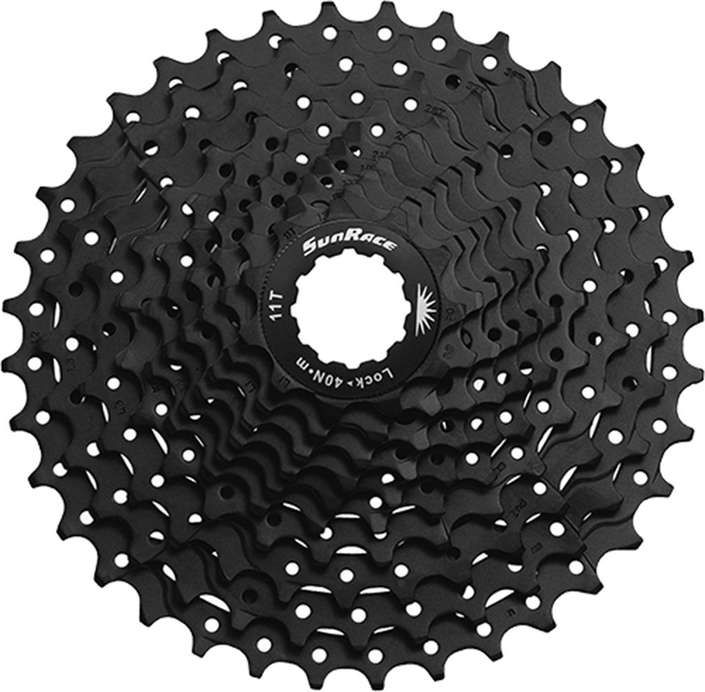 SunRace Zahnkranz-Kassette CSMS1 10-fach,11-36 Zähne,schwarz, schwarz