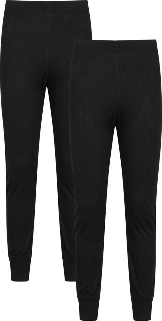 Mountain Warehouse - "Talus" Baselayerhose für Herren (2er-Pack) MW620 (XL) (Schwarz)