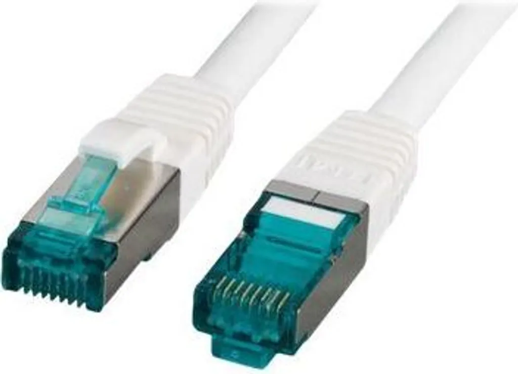EFB MK6001.0,15W EFB RJ45 Patchkabel S/FTP, Cat.6A, LSZH, 0,15m, weiß