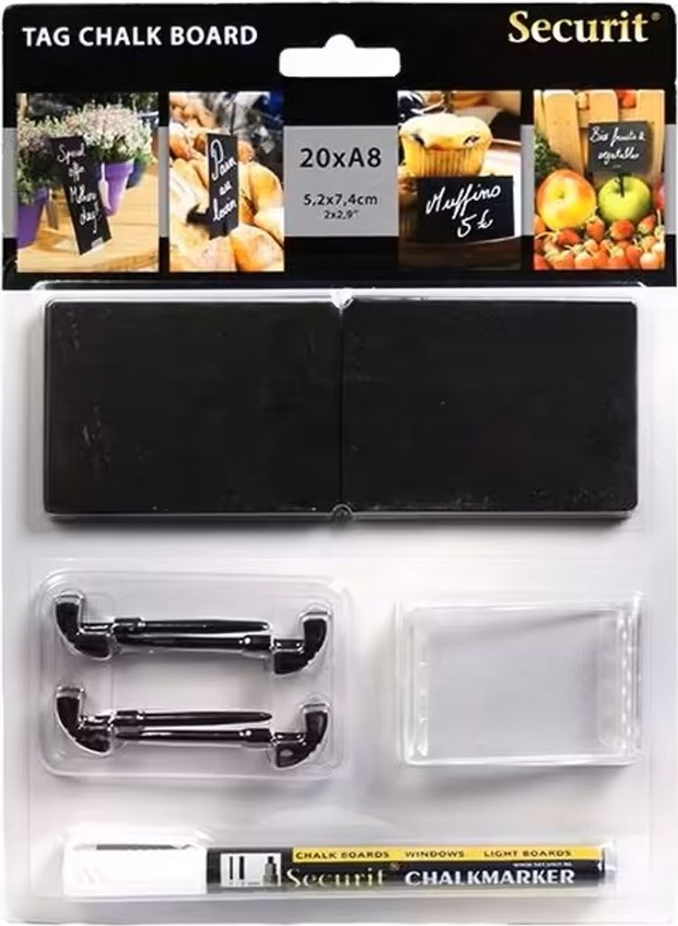 Křídové štítky Securit A8, 20 ks, akryl Obrázek produktu 5