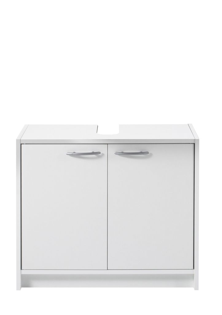 SMASH Badezimmer Waschbeckenunterschrank Weiß matt 63x55x29 Produktbild 