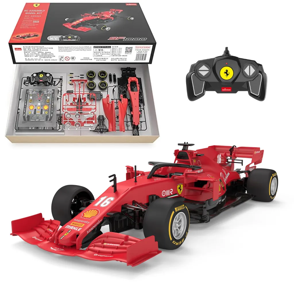 Voiture de course Ferrari SF1000 télécommandée Rastar 1:16 rouge - 9